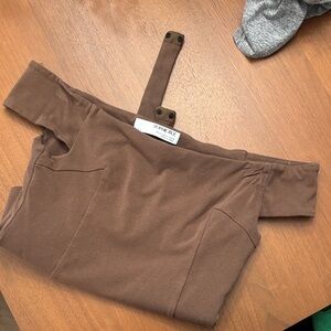 Sophie Rue Brown Girls Knit Skort with Pockets